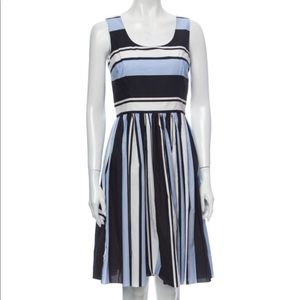 Dolce & Gabbana Striped Knee-Length Dress, US 2